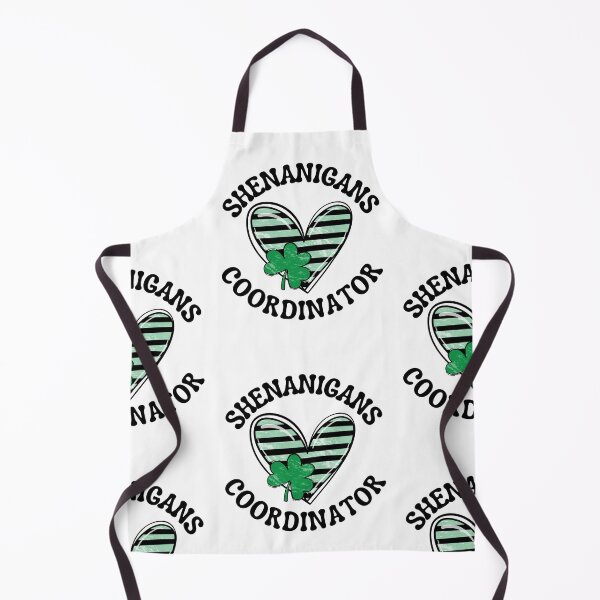 Item preview, Shenanigans Coordinator, Fun Green Striped Heart who like St. Patty's day, shenanigans, and being awesome designed and sold by Auntieck.