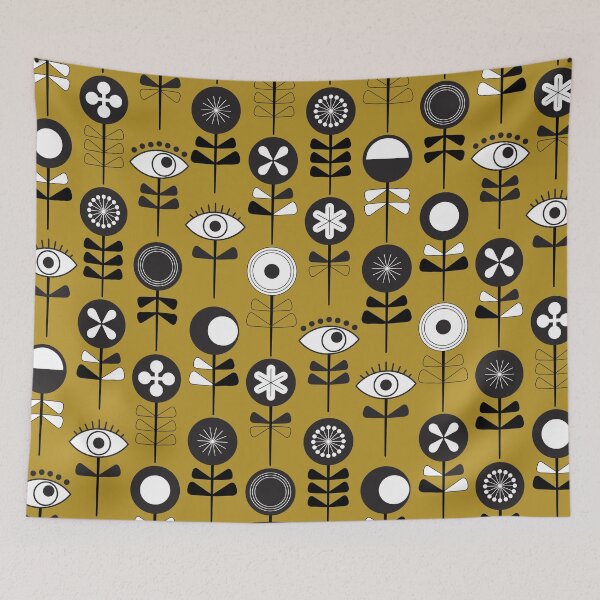 Item preview, Garden Of The Eyes - Abstract Retro designed and sold by BesanoStyle.