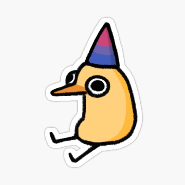 Item preview, bisexual birb designed and sold by Gizzbuggo.