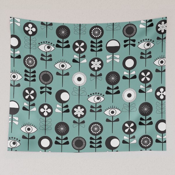 Item preview, Garden Of The Eyes - Abstract Retro designed and sold by BesanoStyle.