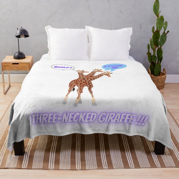 Item preview, Three-necked giraffe - Burp edition designed and sold by CosmicStory.