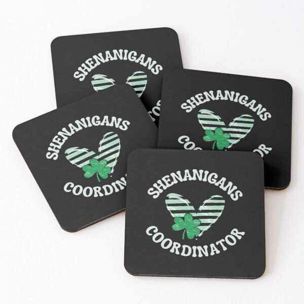 Item preview, Shenanigans Coordinator, Fun Green Shamrock Heart design for those who like St. Patty's day, shenanigans, and being awesome designed and sold by Auntieck.