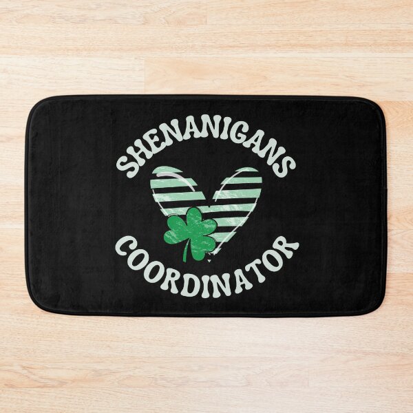 Item preview, Shenanigans Coordinator, Fun Green Shamrock Heart design for those who like St. Patty's day, shenanigans, and being awesome designed and sold by Auntieck.