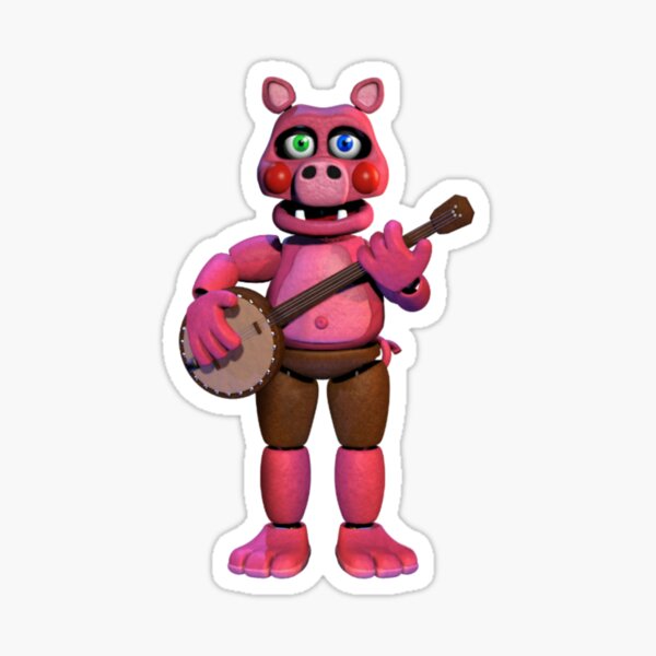 Fnaf Pigpatch Sticker For Sale By Chocolatecolors Redbubble