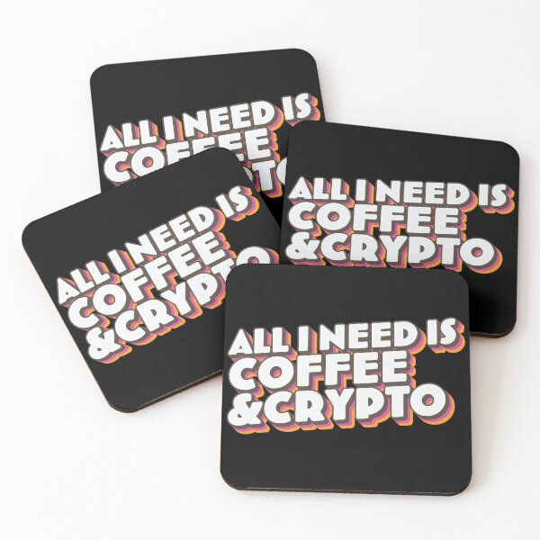 Item preview, All I Need is Coffee and Crypto designed and sold by ind3finite.