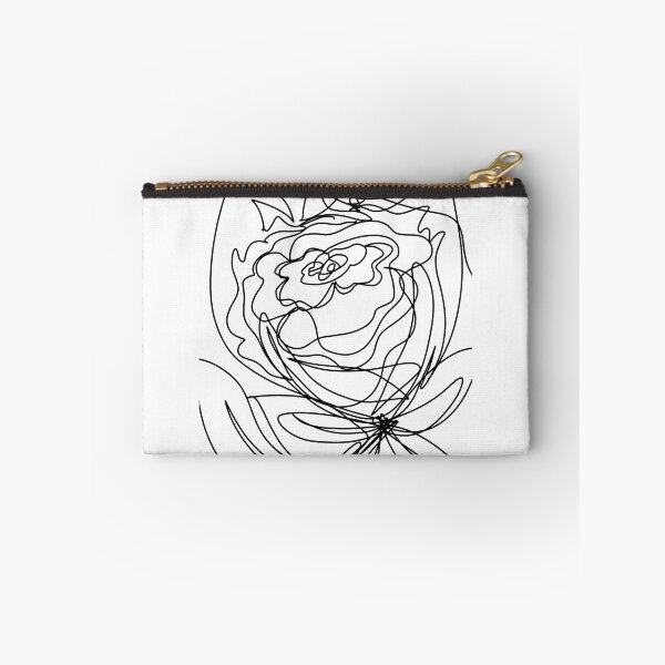 Item preview, rose flower line art designed and sold by caseyjasper.