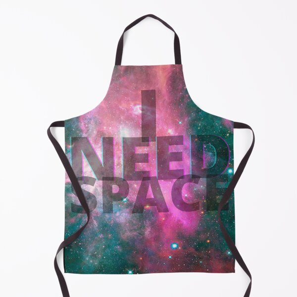 Item preview, I Need Space - Teal, Pink Galaxy designed and sold by Quirkdom.