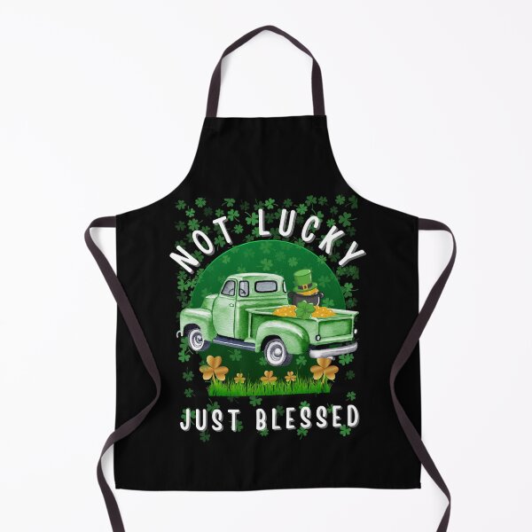 Item preview, Not Lucky Just Blessed Truck Classic Truck St Patricks Day Shamrock St Pattys Day Luck Irish Shamrock Leprechaun designed and sold by CarantinedChaos.
