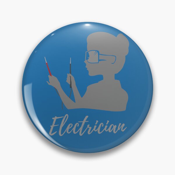 Item preview, Lady Electrician, Electrician Girl designed and sold by EngineersArt.