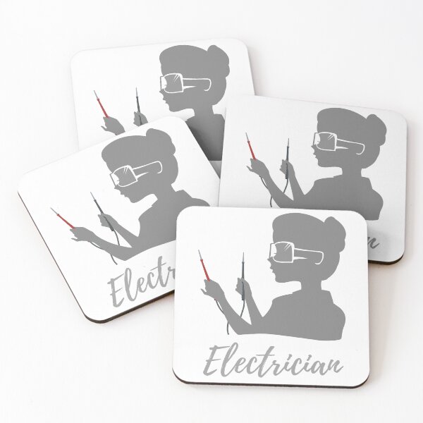 Item preview, Lady Electrician, Electrician Girl designed and sold by EngineersArt.