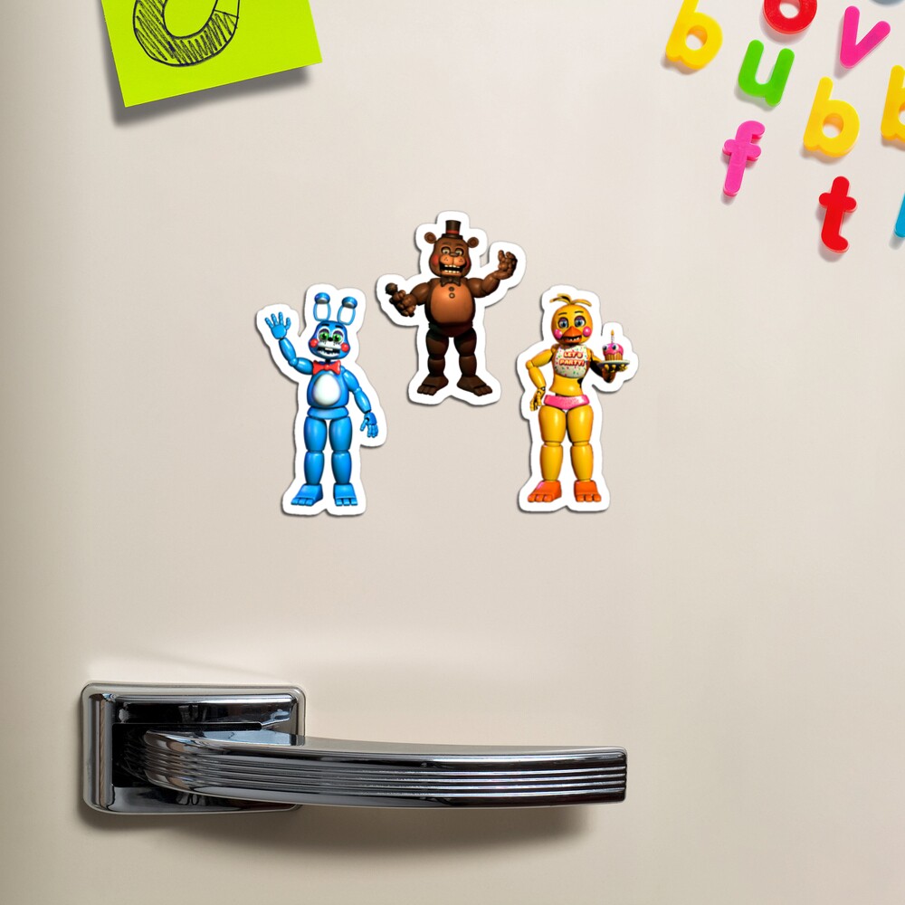 FNAF 2 Toy Animatronics Bundle Magnet for Sale by ChocolateColors