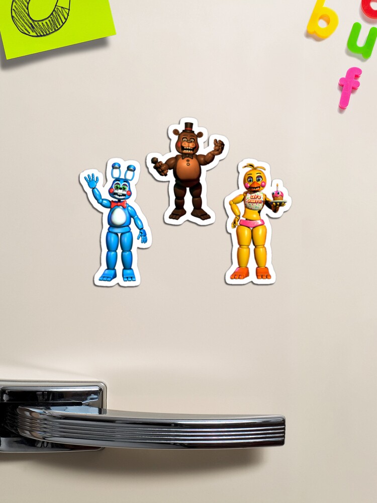 FNAF 2 Toy Animatronics Bundle Magnet for Sale by ChocolateColors