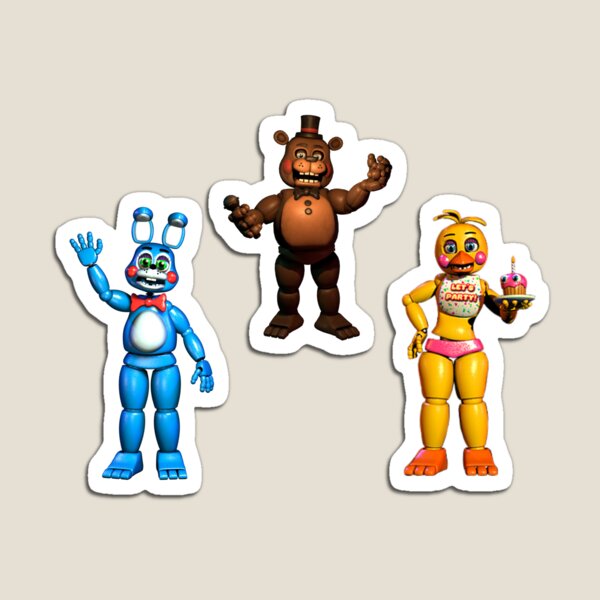 FNAF 2 Toy Animatronics Bundle | Magnet