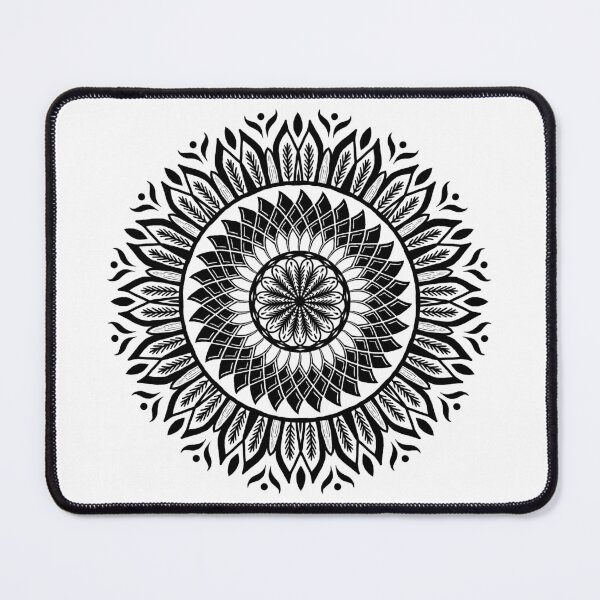 Item preview, Sunflower Botanical Mandala designed and sold by Crystal-Bell.