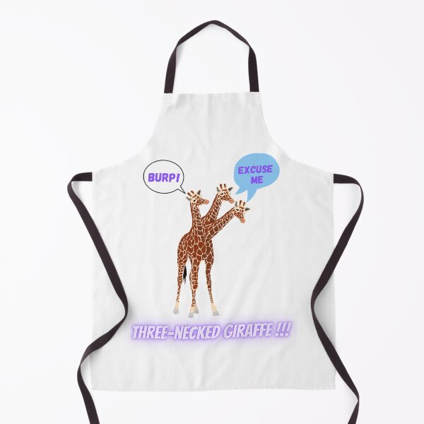 Item preview, Three-necked giraffe - Burp edition designed and sold by CosmicStory.