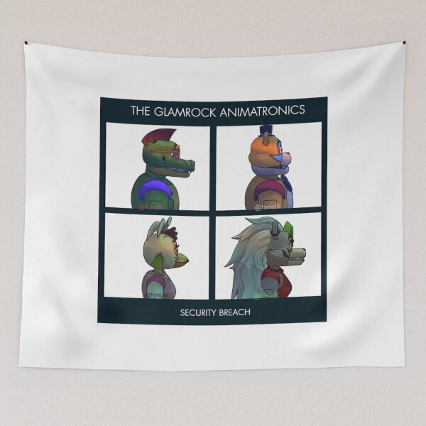 Item preview, Security Breach Fanart Band    designed and sold by HermistonGino.
