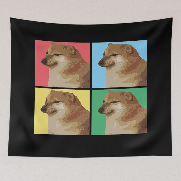 Item preview, Tazas Cheems Meme designed and sold by andrahortyanan.