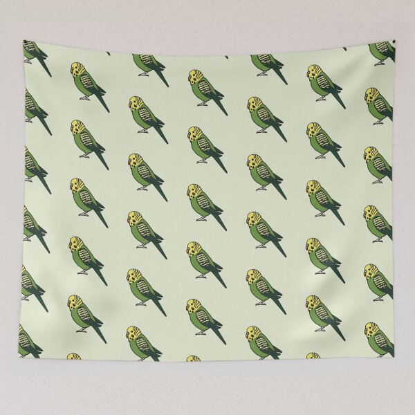 Item preview, Green budgie designed and sold by BirbFriends.