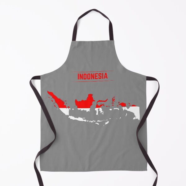 Item preview, Indonesian Flag inside Map of Indonesia  designed and sold by mashmosh.