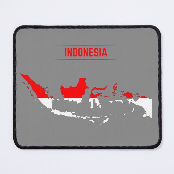 Item preview, Indonesian Flag inside Map of Indonesia designed and sold by mashmosh.