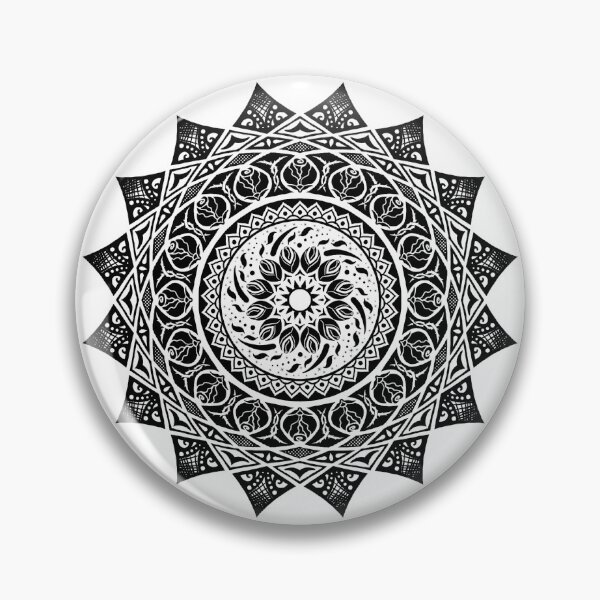 Item preview, Thorned Rose Botantical Mandala designed and sold by Crystal-Bell.