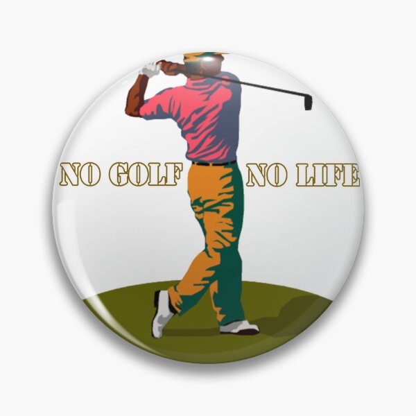 Item preview, NO GOLF NO LIFE | NO GOLF NO LIFE RETRO | GOLF LOVERS designed and sold by Khan-Baba.