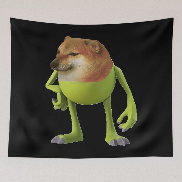 Item preview, Tazas Cheems Meme designed and sold by andrahortyanan.