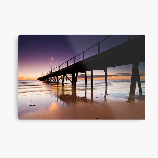 Semaphore Jetty Adelaide Metal Print