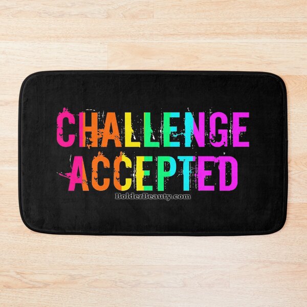 Item preview, CHALLENGE ACCEPTED- Rainbow Colors designed and sold by BOLDERSALONS.