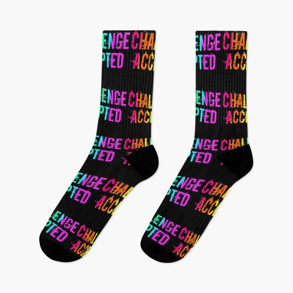 Item preview, CHALLENGE ACCEPTED- Rainbow Colors designed and sold by BOLDERSALONS.