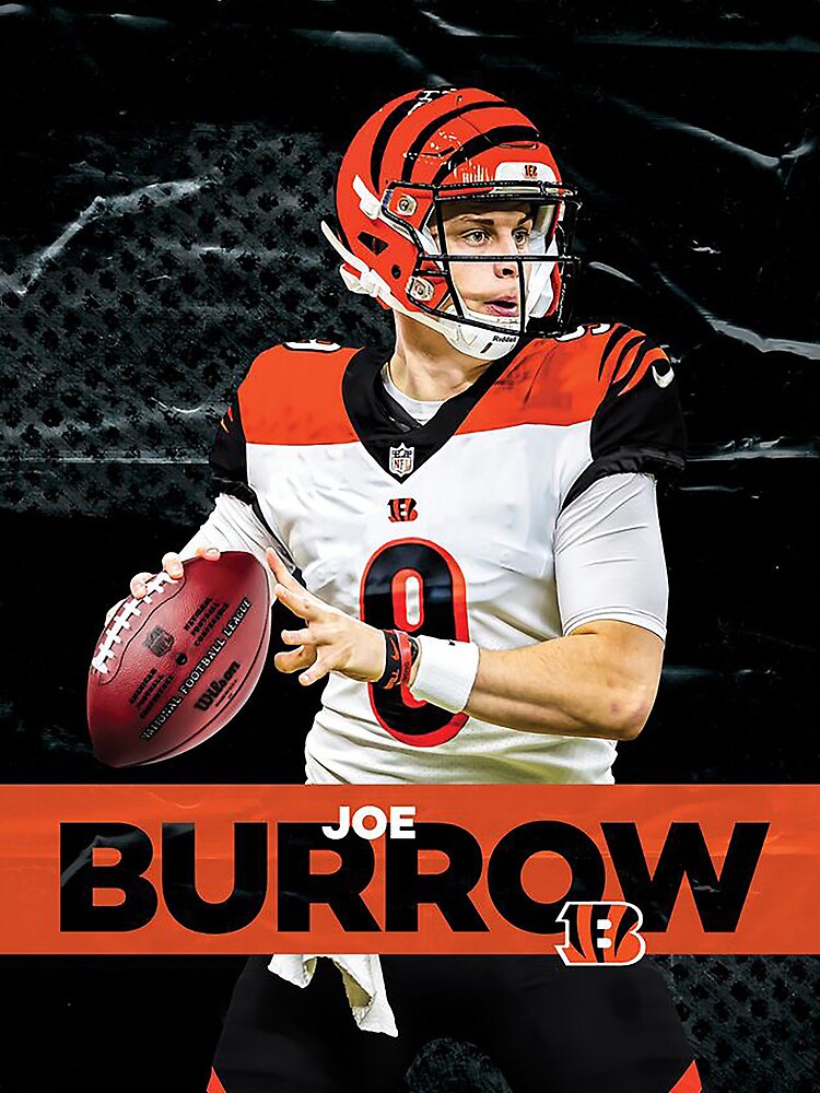 Joe Burrow Jersey 9  Sticker for Sale by EliixirStreet