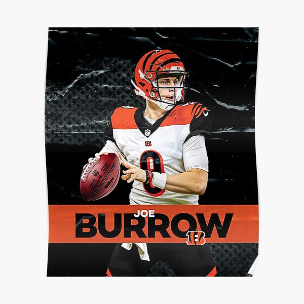 : Mimalartlei Cincinnati City Bengals Joe Burrows Poster