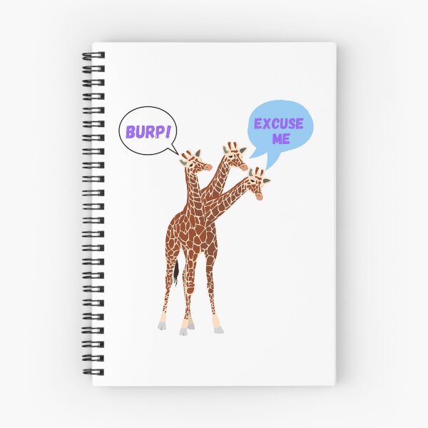Item preview, Three-necked giraffe - Burp edition (without title) designed and sold by CosmicStory.