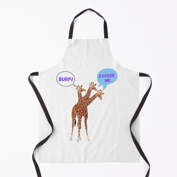 Item preview, Three-necked giraffe - Burp edition (without title) designed and sold by CosmicStory.