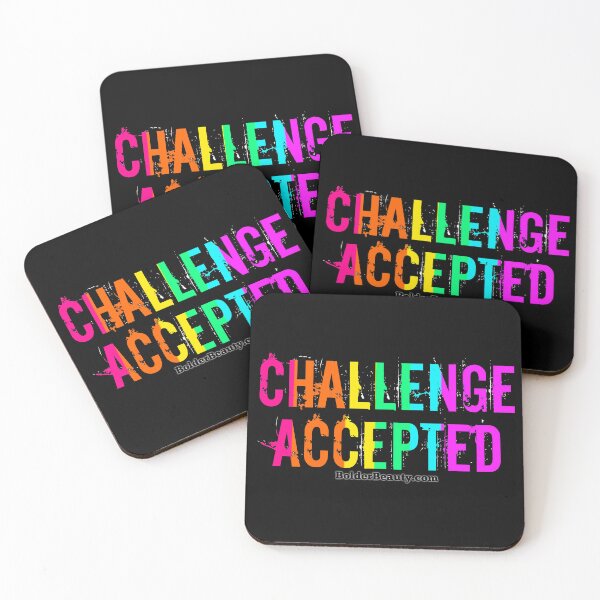 Item preview, CHALLENGE ACCEPTED- Rainbow Colors designed and sold by BOLDERSALONS.