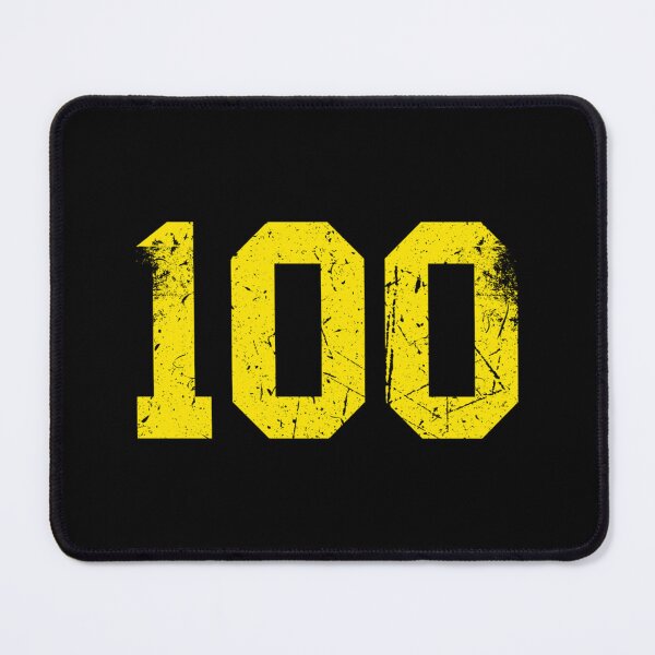 Item preview, Lucky Number Vintage Sports Fan Jersey 100 Classic T-Shirt designed and sold by yeseniaval.