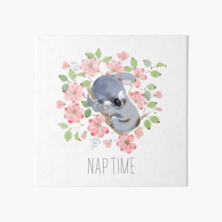 Nap Time Art Board Print