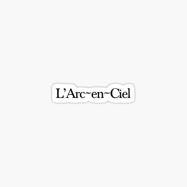 L Arc En Ciel Band Sticker For Sale By Imawaelchi Redbubble