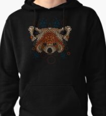 Red Panda Face Pullover Hoodie