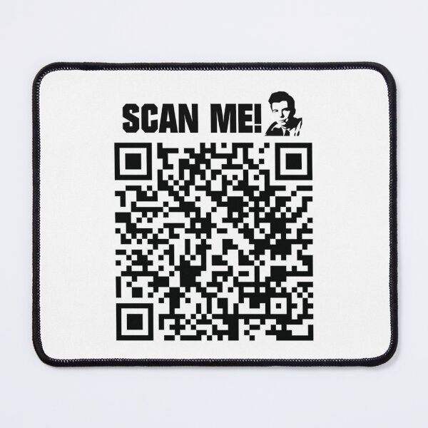 Item preview, Scan me! - Rick Astley - Never Gonna Give You Up QR CODE designed and sold by shopvanillabean.