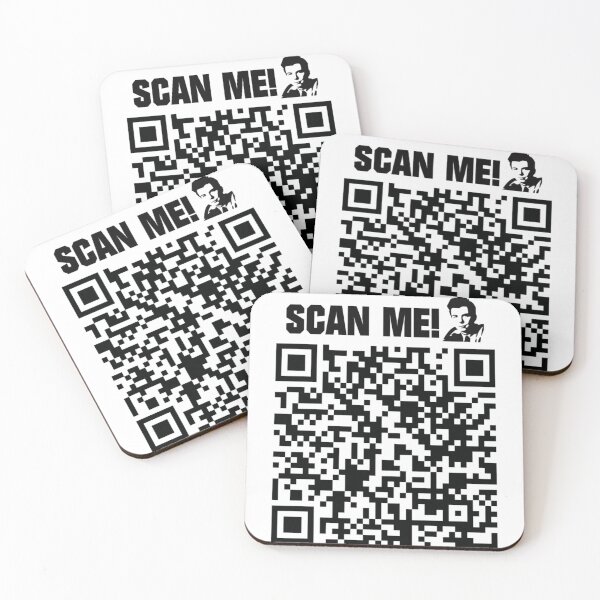 Artikelvorschau, Scan mich! - Rick Astley - Ich werde dich nie aufgeben QR CODE entworfen und verkauft von shopvanillabean.