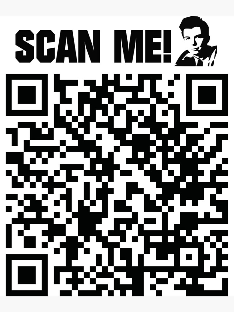  scan me rick astley never gonna give you up qr code