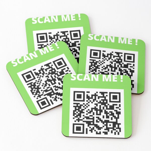 Item preview, Scan Me ! - Rick Roll   designed and sold by shopvanillabean.