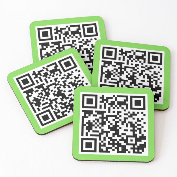 Aperçu de l'œuvre Code QR Rickroll créée et vendue par shopvanillabean.