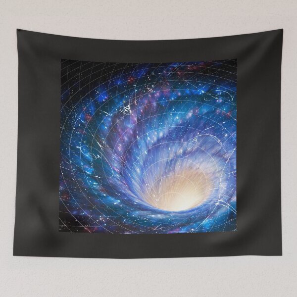 Item preview, Worm Hole Space Planets, For Science Fiction Lovers Poster Art designed and sold by LGMmugsdesign.