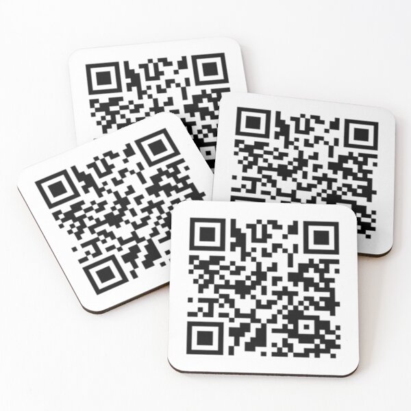 Item preview, RickRoll QR code   designed and sold by shopvanillabean.