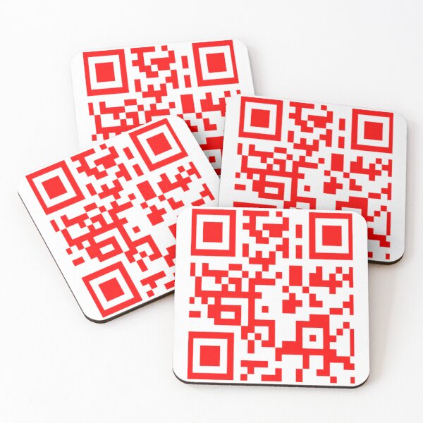 Aperçu de l'œuvre Code qr Rickroll créée et vendue par shopvanillabean.