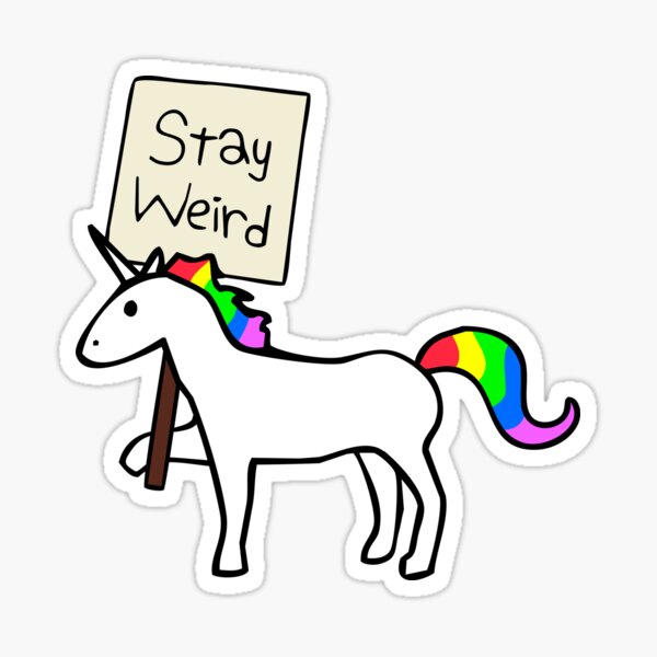 Iridescent Rainbow You Rock Stickers – Unicorn Smiles