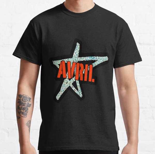 Comodidad con el logotipo de Avril Lavigne Camiseta clásica Camiseta clásica