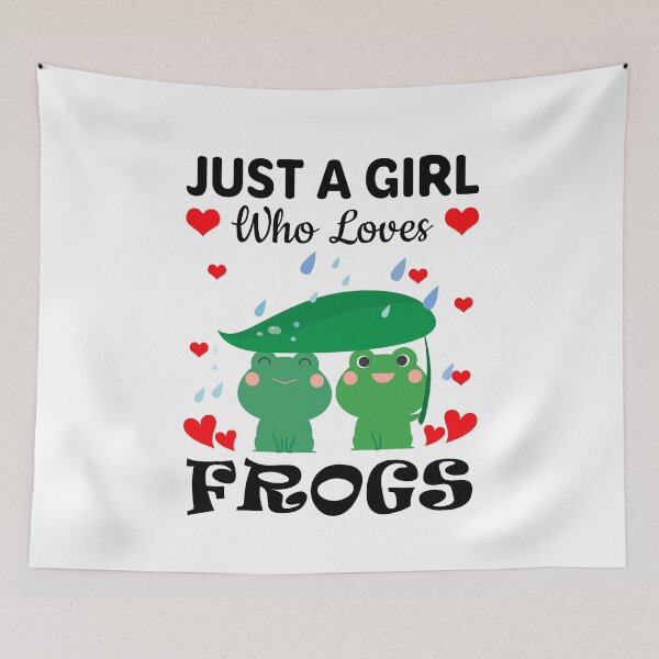 Item preview, Just a girl who loves frogs designed and sold by mmammammira.